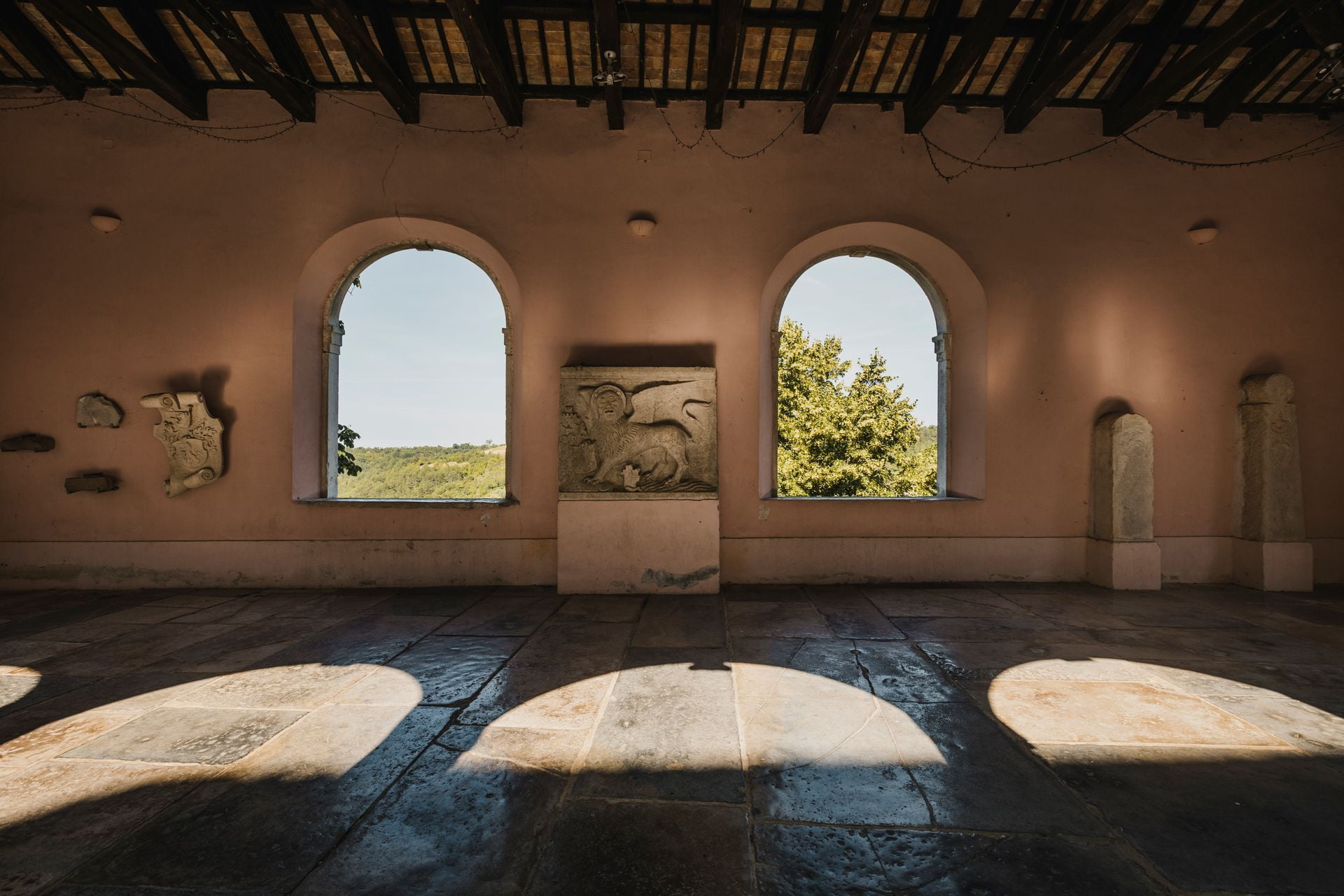 Venetian loggia in Oprtalj